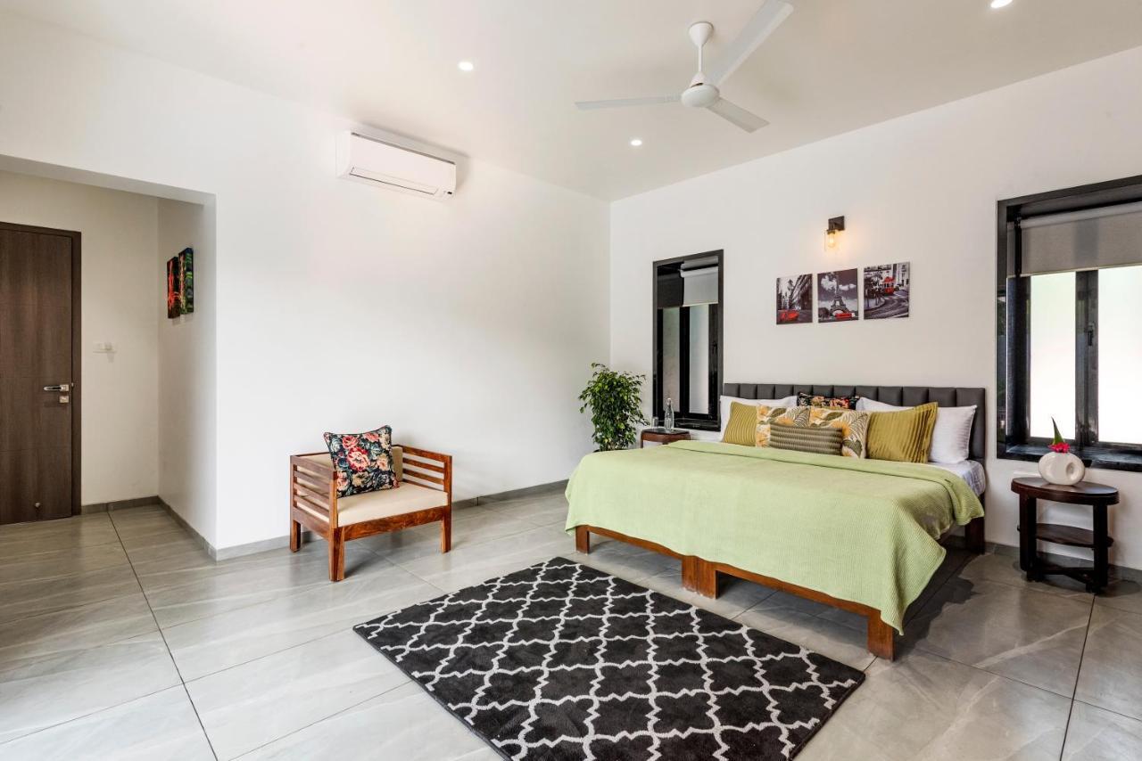 Saffronstays Mayfair Gardens 4 Bedroom Petfriendly Pool Villa Alībāg Esterno foto