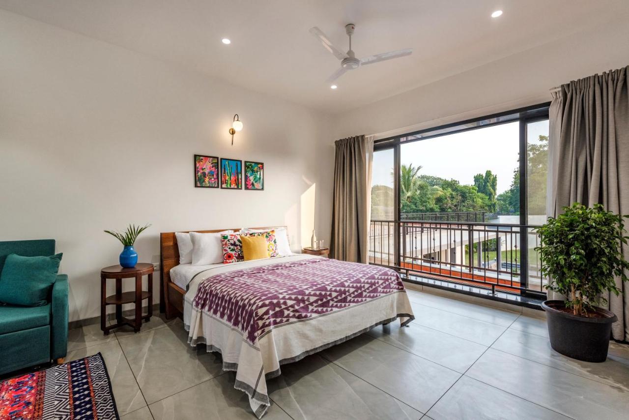 Saffronstays Mayfair Gardens 4 Bedroom Petfriendly Pool Villa Alībāg Esterno foto