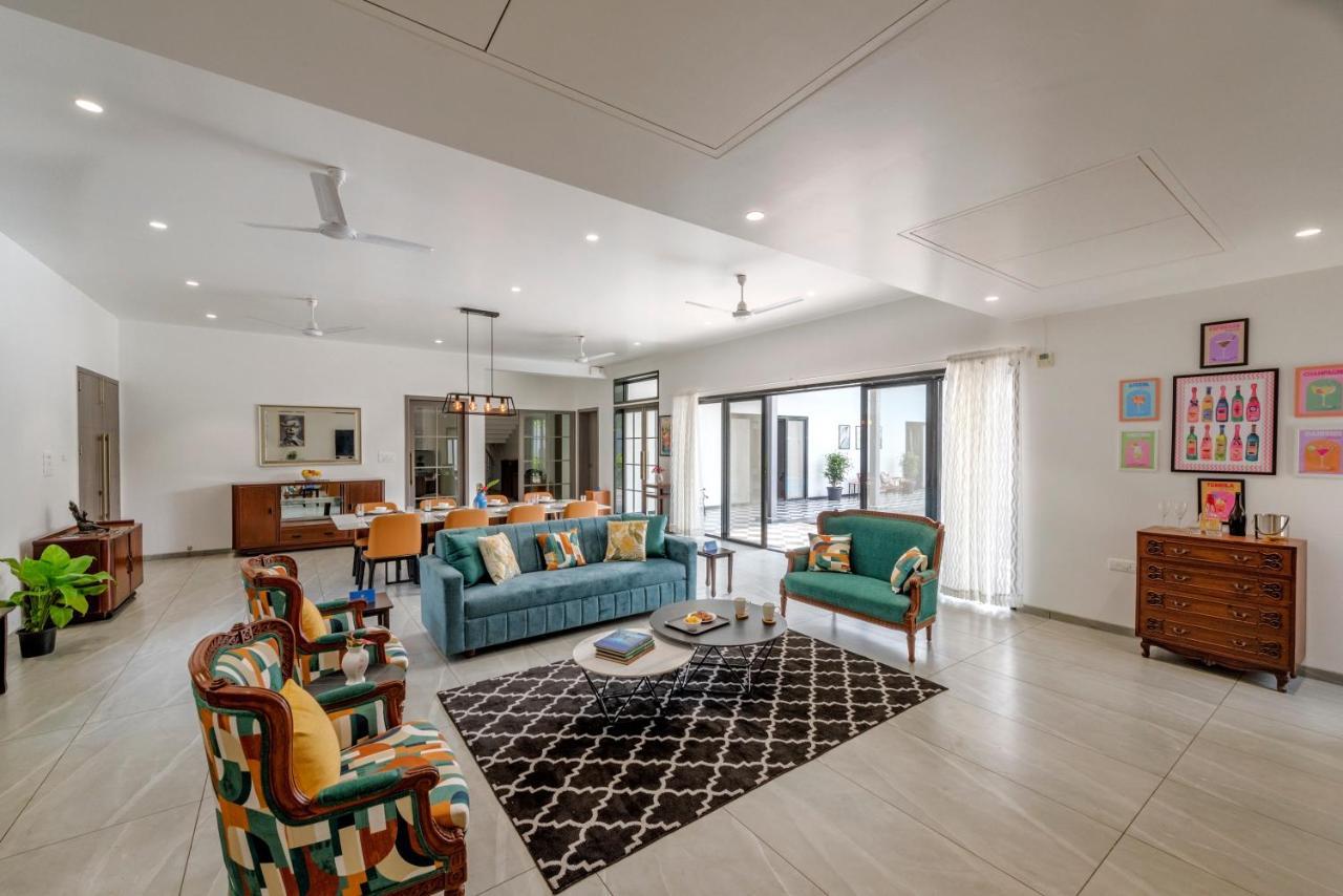 Saffronstays Mayfair Gardens 4 Bedroom Petfriendly Pool Villa Alībāg Esterno foto