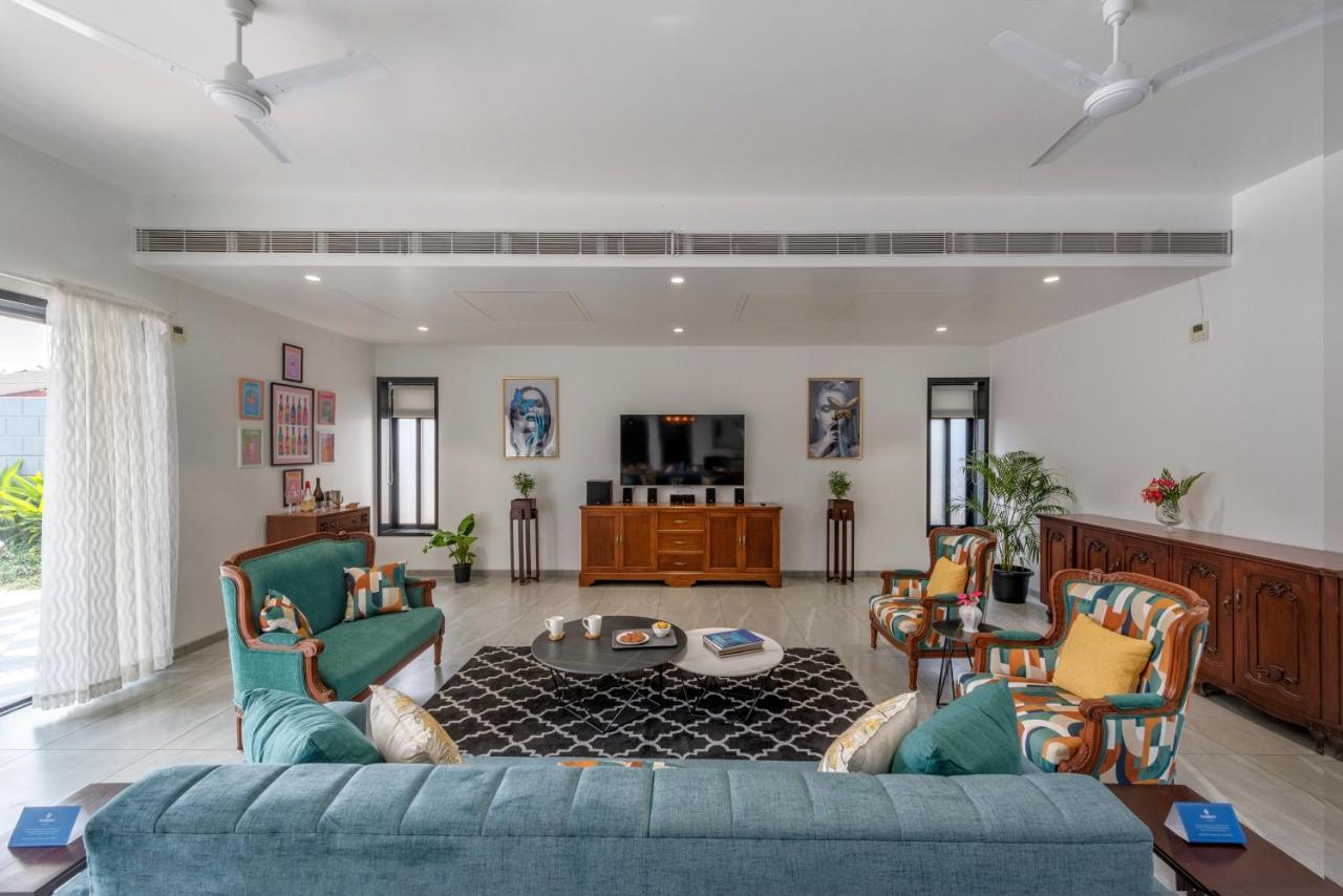 Saffronstays Mayfair Gardens 4 Bedroom Petfriendly Pool Villa Alībāg Esterno foto